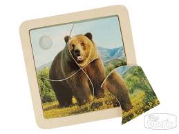 PUZZLE DACTIC MADERA OSO (D302034)