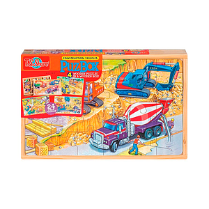 PUZZLE 24 PIEZAS CONSTRUCCION MADERA 