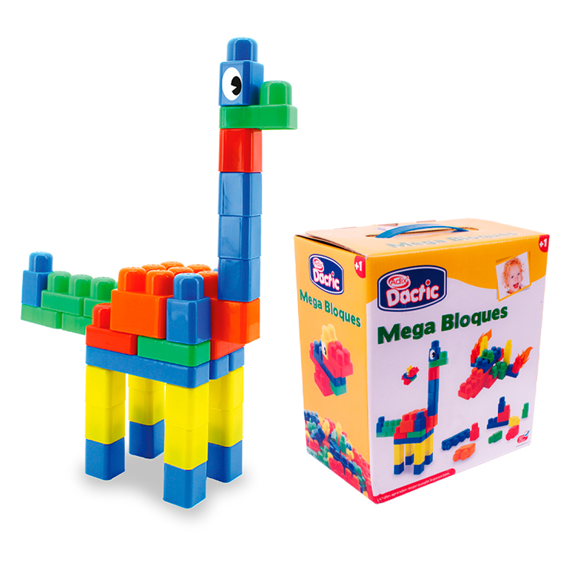 MEGA BLOQUE DUBIE PLASTICO 42 UNID.
