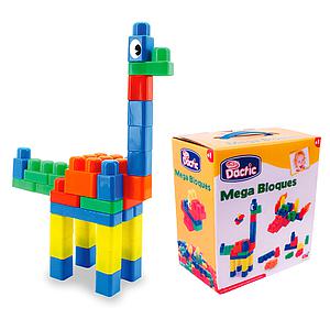 MEGA BLOQUE DUBIE PLASTICO 42 UNID.