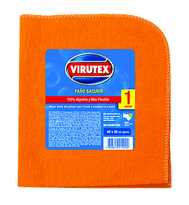 PAÑO SACUDIR NARANJO 40 x 35 VIRUTEX VTX PRO ( CA ) ( LIC.W )