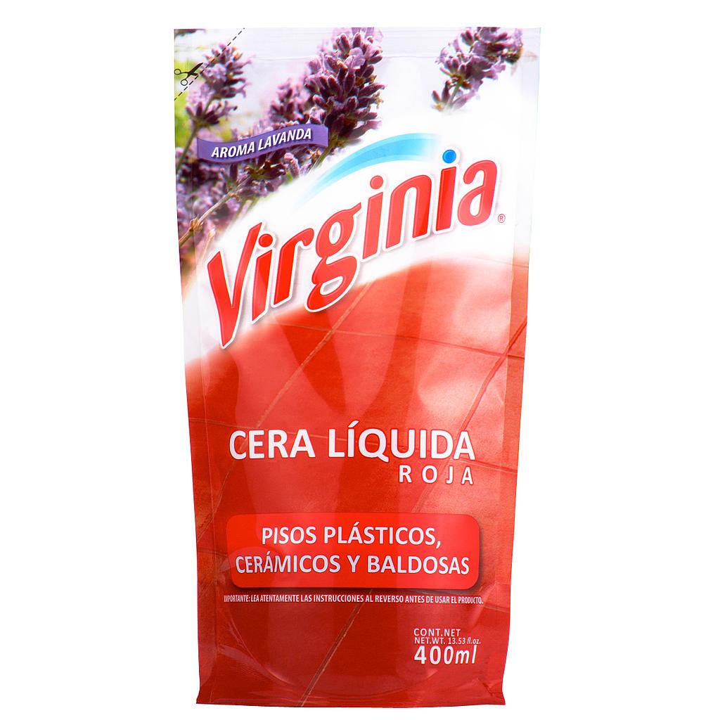 CERA LIQUIDA VIRGINIA ROJA 400 ML. 