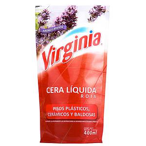 CERA LIQUIDA VIRGINIA ROJA 400 ML. 