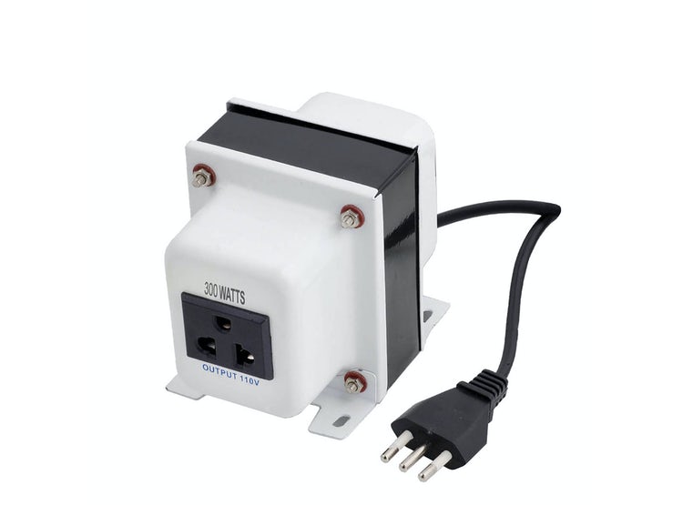 AUTOTRANSFORMADOR 220V-110V 300WATTS CON TIERRA TC-300T