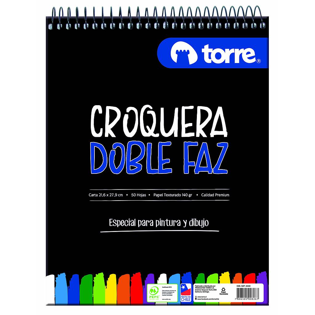 BLOCK CROQUERA TORRE D/FAZ CARTA 21,7 X 27,9CM 50HJS.
