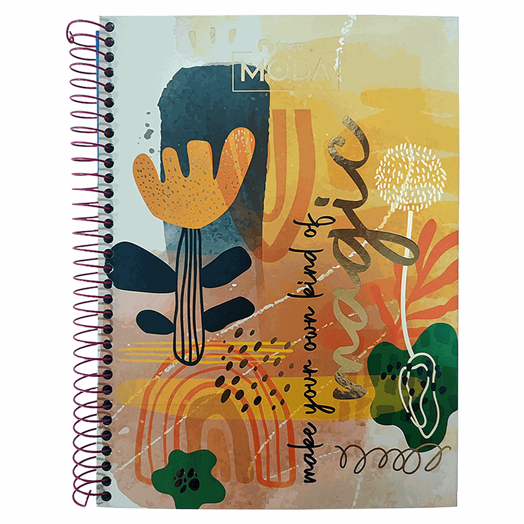 CUADERNO TORRE TOP 7mm 150 Hjs. MODA MAT. 27,5 X 20CMS.