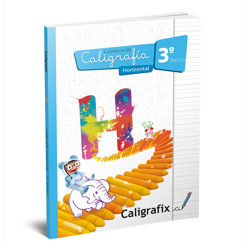 CALIGRAFIX 3°BASICO CALIGRAFIA HORIZONTAL