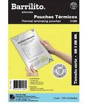 CAJA TERMOLAMINADO CARTA 230 X 290 175 MIC (0,7mm) 100  Unid (Laminating Film )