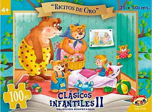 PUZZLE 100 PIEZAS RICITOS DE ORO 35X50CMS. (AA-1030)