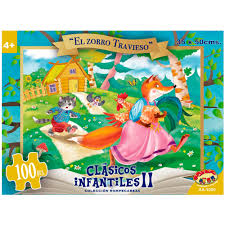 PUZZLE 100 PIEZAS EL ZORRO TRAVIESO 35X50CMS. (AA-1050)