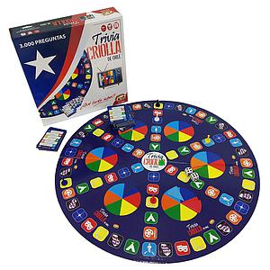 TRIVIA CRIOLLA CHILENA (+14 AÑOS) CON 500 TARJETAS Y 2 JUGADORES AA-5095