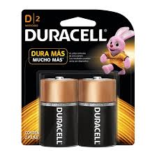 PILA DURACELL D x 2 UNID. 