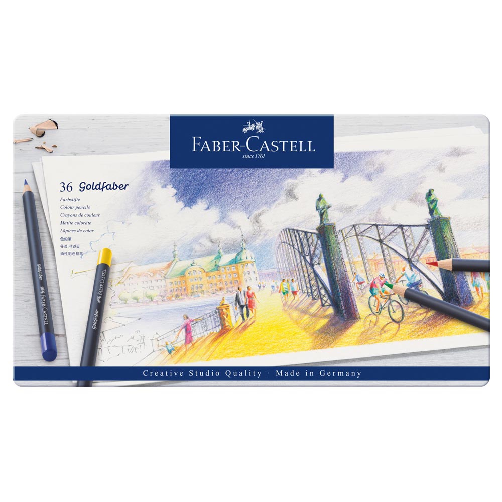 LAPICES DE COLORES GOLDFABER MINA DE 3.3mm 36 COLORES