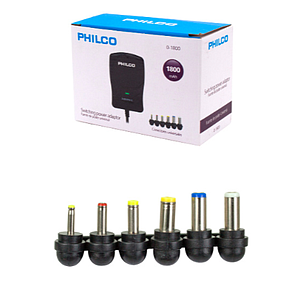 CARGADOR UNIVERSAL PHILCO REGULABLE  1800mAh 0-1800