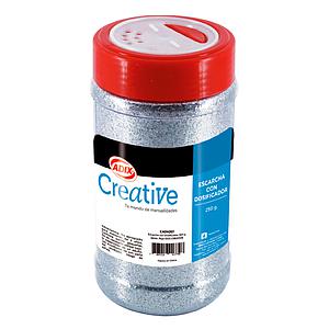 ESCARCHA ADIX CREATIVE CON DOSIFICADOR 250Grs. PLATA