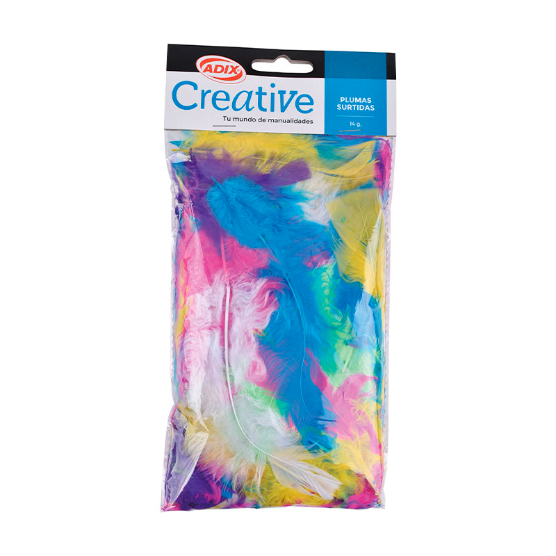 PLUMAS SURTIDAS ADIX 14Grs. (A709001)