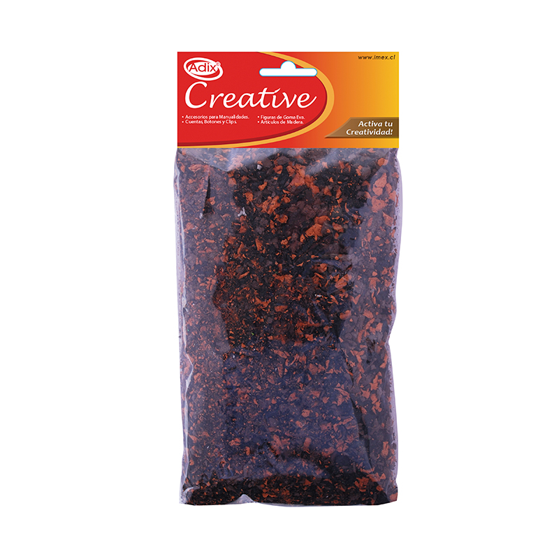 PICADO GOMA EVA CAFE ADIX 50Grs. ( DESC. )