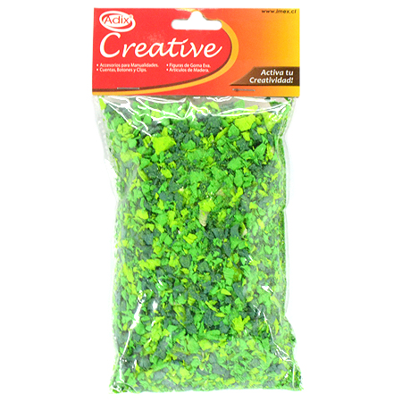 PICADOS GOMA EVA VERDE ADIX 50Grs. ( DESC. )