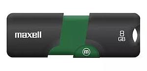 PENDRIVE MAXELL FIX RETRACTIL 8 GB VERDE