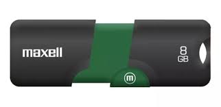 PENDRIVE MAXELL FLIX RETRACTIL 8 GB VERDE