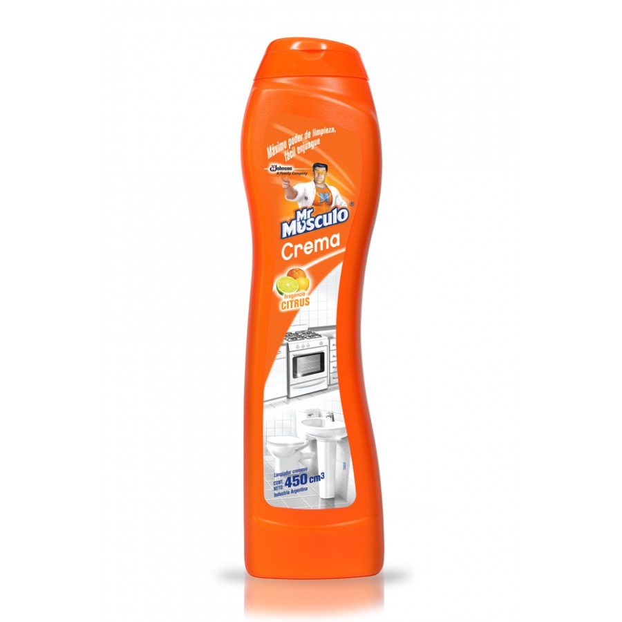 LIMPIADOR CREMA MR. MUSCULO CITRICO 450 CM3