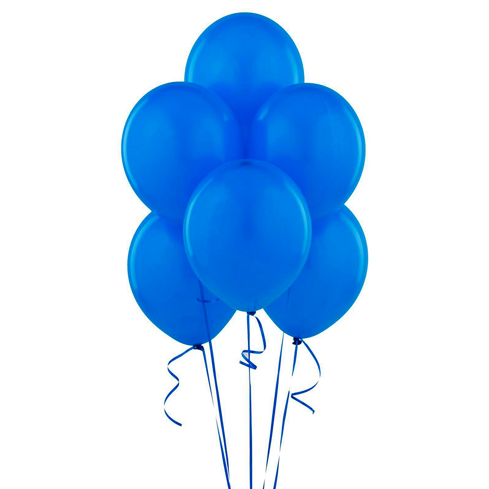 GLOBO GLAM LISO N° 12 AZUL 25 Unid. 
