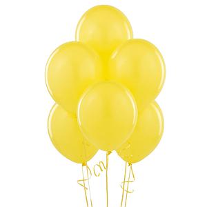 GLOBO GLAM LISO N° 9 AMARILLO 25 Unid. 