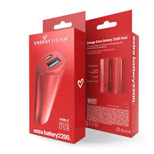 POWER BANK ENERGY SISTEM EXTRA 2200 MAH ROJO