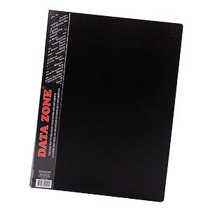 CARPETA D/ZONE CARTA 20 FUNDAS NEGRA