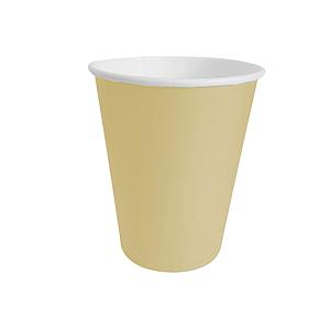VASO GLAM POLIPAPEL DORADO 250cc 20Unid.