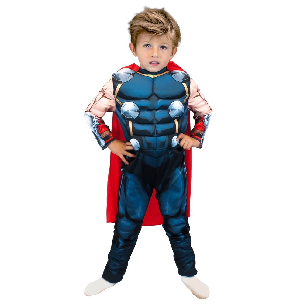 DISFRAZ GLAM THOR CON MUSCULOS TALLA 7/8