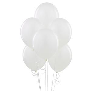 GLOBO GLAM LISO N° 9 BLANCO 25Unid.