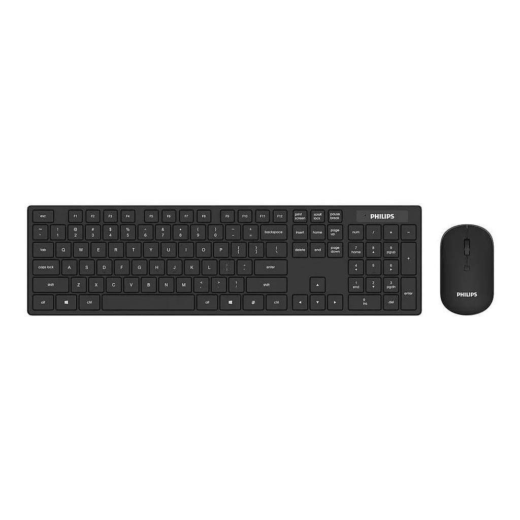 KIT TECLADO/MOUSE INALAMBRICO PHILIPS C314  NEGRO