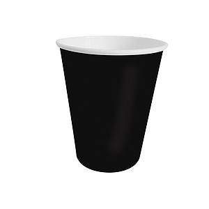 VASO GLAM POLIPAPEL NEGRO 250cc 20Unid.