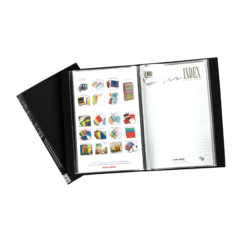 CARPETA D/ZONE OFICIO 60 FUNDAS NEGRA 