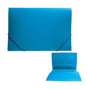 CARPETA D/ZONE C/ELASTICO AZUL
