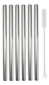 BOMBILLA METALICA INOX YUTONG 6Unid