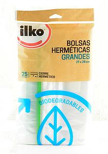 BOLSA HERMETICA VERDURAS 27 X 28 ILKO 25u.