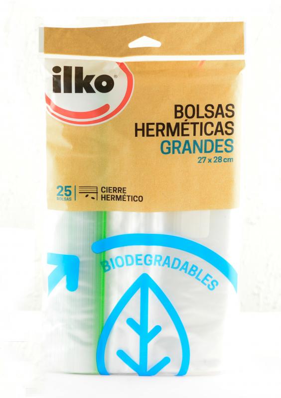 BOLSA HERMETICA VERDURAS 27 X 28 ILKO 25u.
