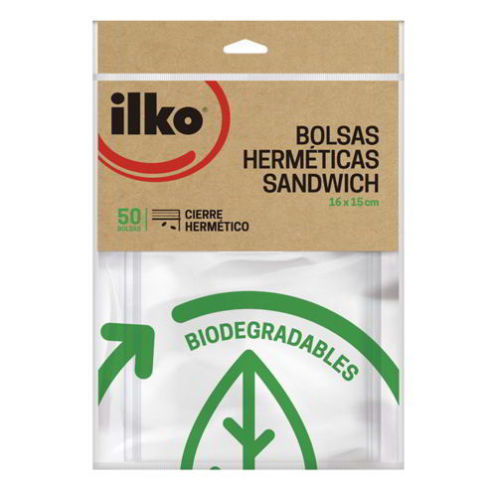 BOLSA HERMETICA SANDWICH 16 X 15 ILKO 50u.