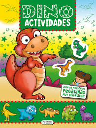 COLECCION DINO ACTIVIDADES Y PEGATINAS SALDAÑA 3 A 5 AÑOS CAD117