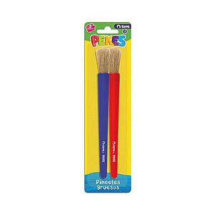 BLISTER PINCELES GRUESOS TORRE PEKES 2Unid +3