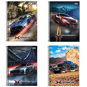 CUADERNO TILIBRA TOP CARTA 7mm 120 Hjs 3 MATERIAS XRACING