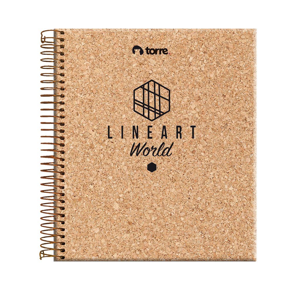CUADERNO TORRE BOOK 7mm 120 Hjs CORCHO 