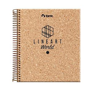 CUADERNO TORRE BOOK 7mm 120 Hjs CORCHO 