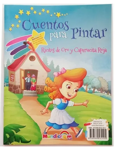 LIBRO MUNDICROM CUENTOS PARA PINTAR