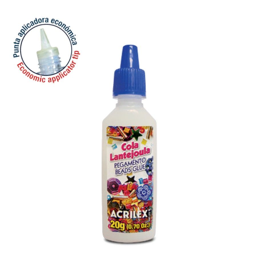 PEGAMENTO COLA ACRILEX LENTEJUELAS 20 ML