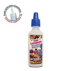 PEGAMENTO COLA ACRILEX LENTEJUELAS 20 ML