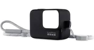 FUNDA GOPRO SILICONA + CUERDA AJUSTABLE BLACK ACSST-001