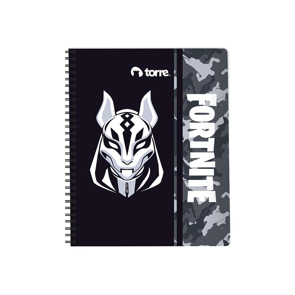 CUADERNO TORRE UNIV. CLASICO 7mm 100 Hjs FORTNITE 
